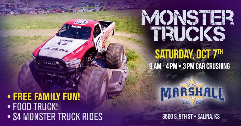 Monster Truck Event - Saturday, Oct 7th