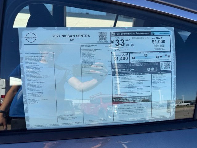 2027 Nissan Sentra SV