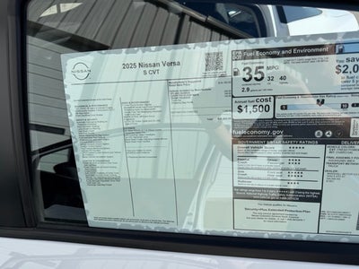 2025 Nissan Versa 1.6 S