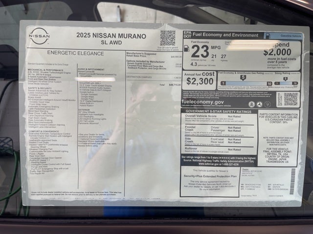 2025 Nissan Murano SL