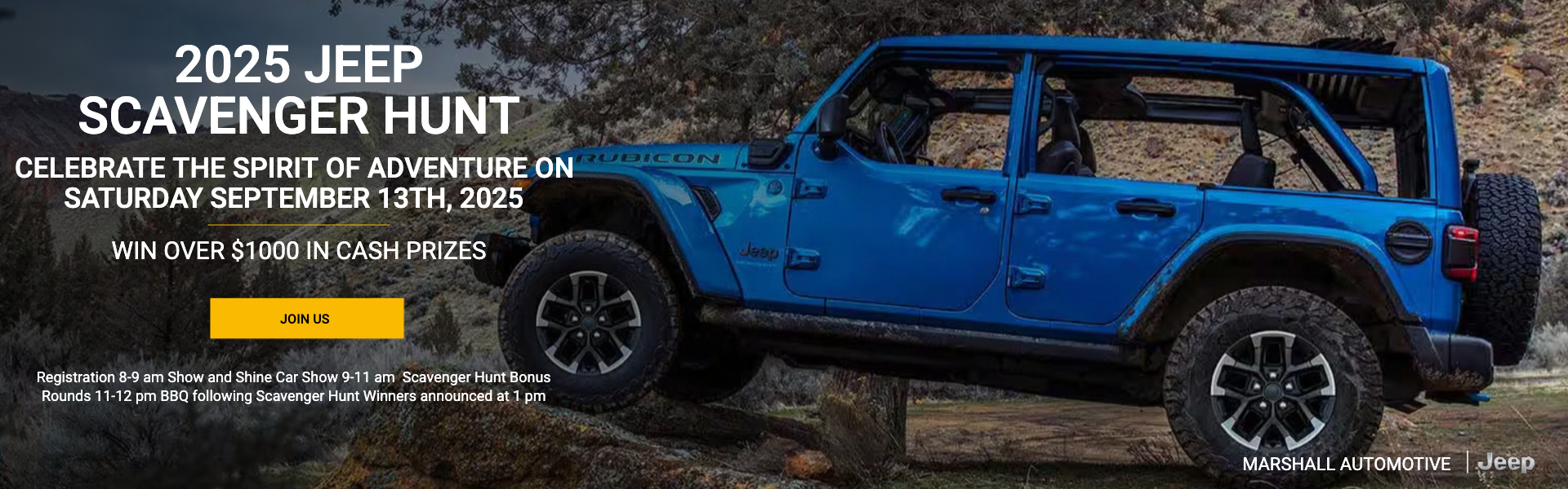 2025 Jeep Scavenger Hunt Banner