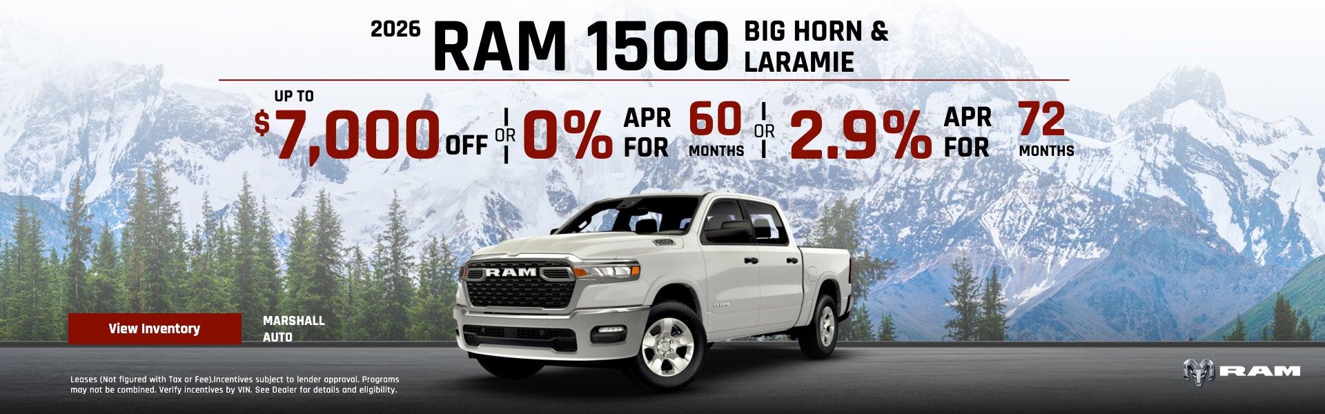 2026 Ram 1500 Big Horn & Laramie