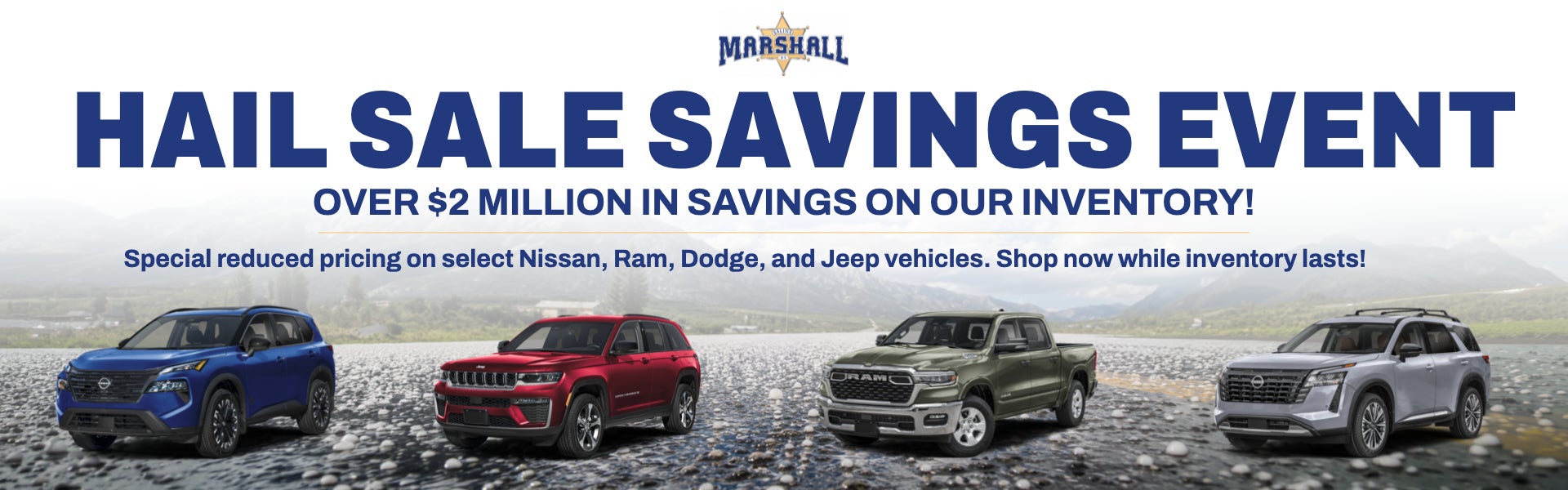 Hail Sale Savings Event