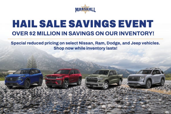 Hail Sale Savings Event